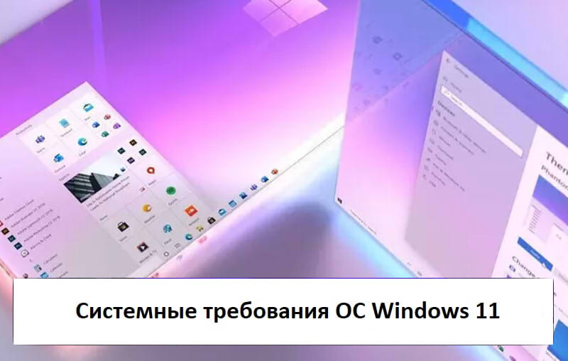 Системные требования ОС Windows 11