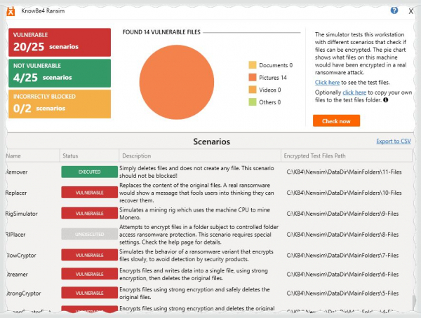 RanSim – инструмент проверки эффективности защиты компьютера от вирусов-вымогателей